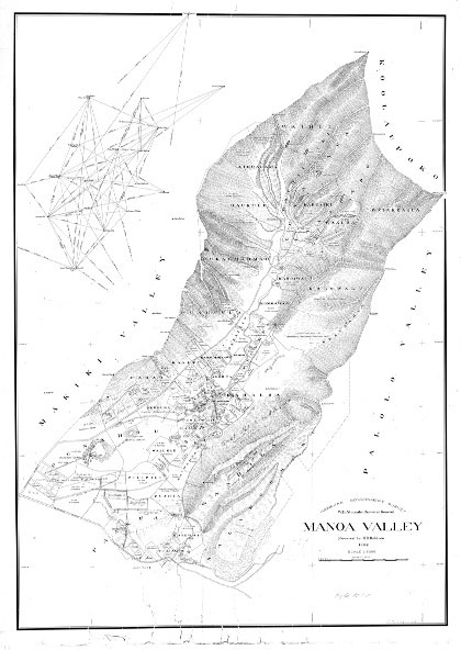 Mānoa Valley Map