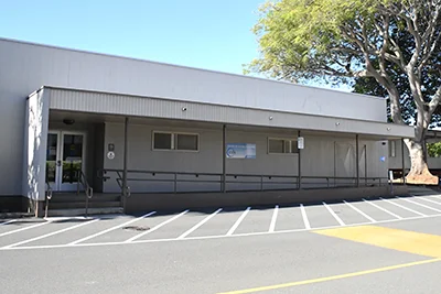 The front of the CDS building.